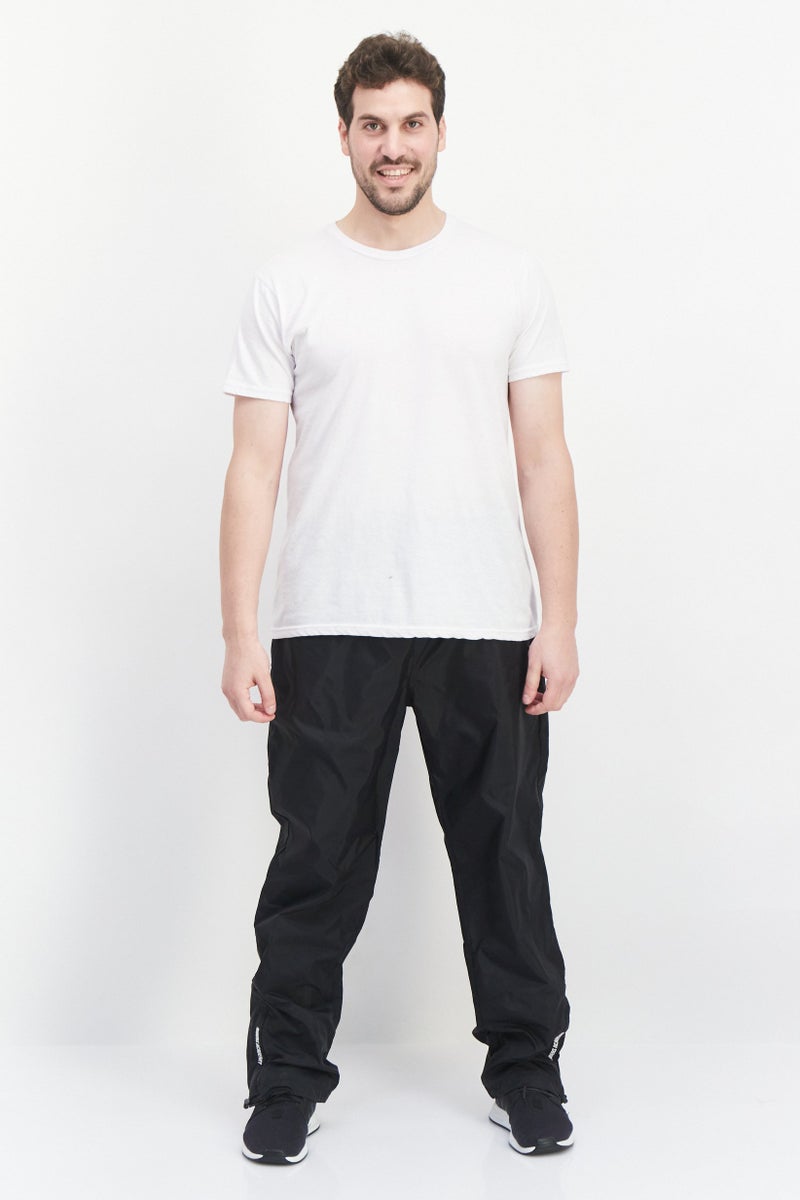 FILA Men Sportswear Fit Training Wide Jogger Pants, Black  - Image 2