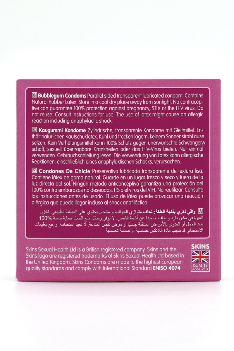 سكينز واقي ذكري بنكهة العلكه 4 حبات - Image 5