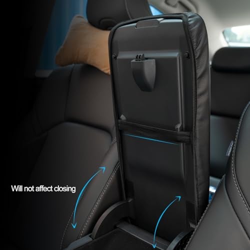 CKE for 9th Gen Camry LE SE XLE XSE Compatible with Toyota Camry 2025 Accessories Car Center Console Organizer Box Cover Armrest Cover Glove Tray Protector -Black Stitches - Image 5