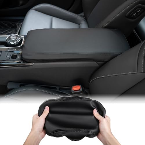 CKE for 9th Gen Camry LE SE XLE XSE Compatible with Toyota Camry 2025 Accessories Car Center Console Organizer Box Cover Armrest Cover Glove Tray Protector -Black Stitches - Image 1