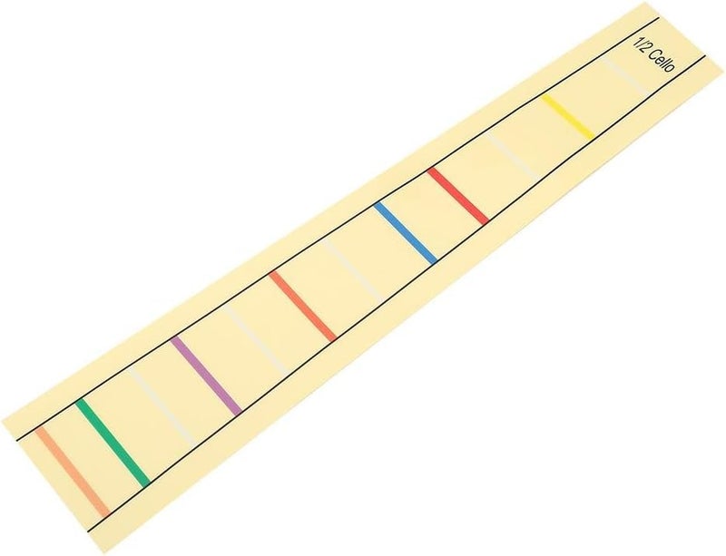 PERLMAN Cello Fingerboard Sticker Guide � Fret Position Decal Markers for Beginners | Finger Placement Labels for Practice & Learning (4/4) - Image 3