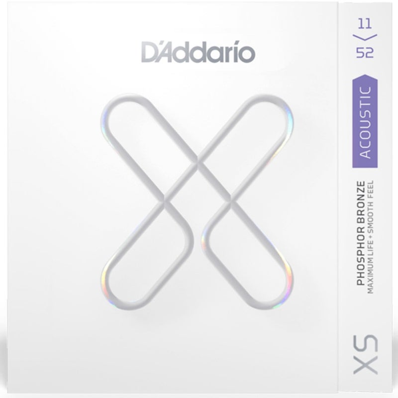 Daddario XSAPB1152 Phosphor Bronze Acoustic Guitar String Custom Light - 11-52 - Image 1