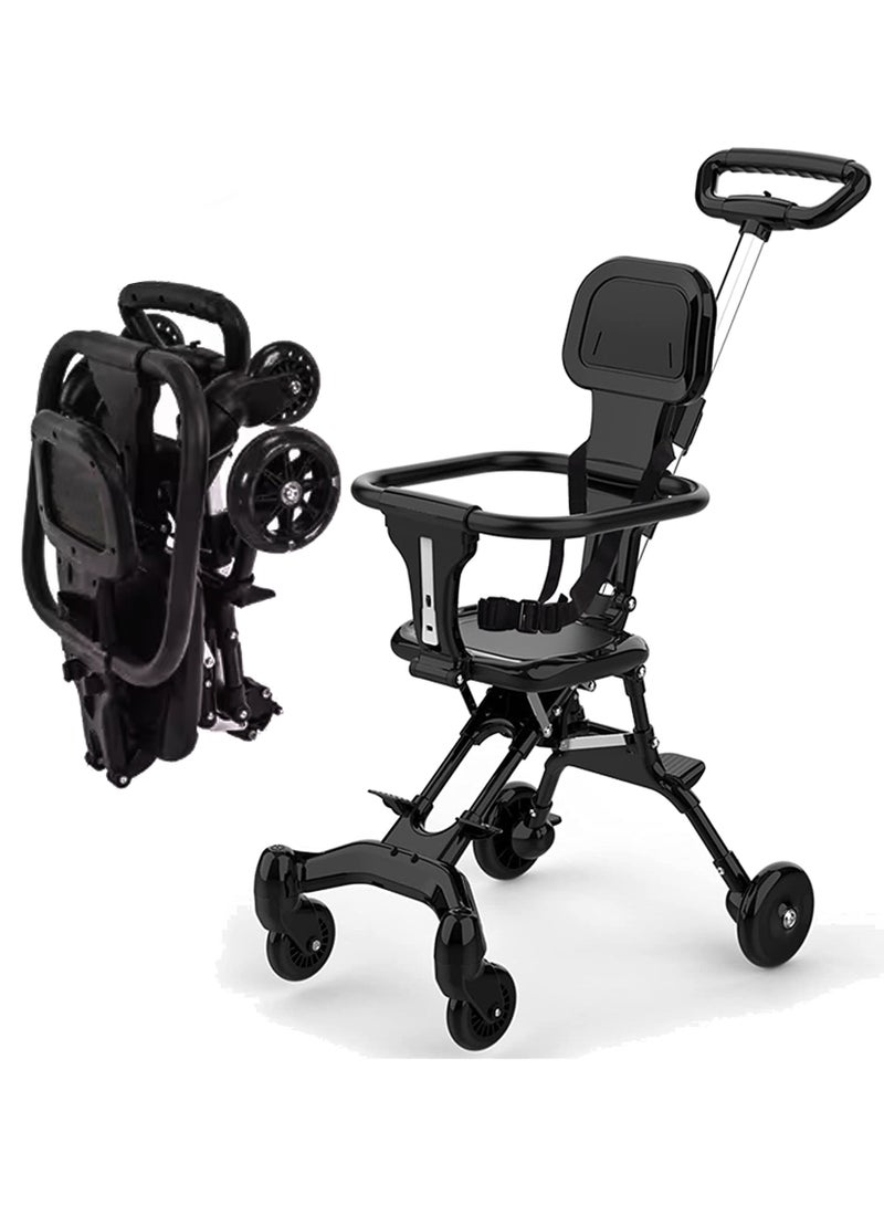 Portable Baby Stroller Lightweight Compact Travel with Adjustable Handles and Backrest One Hand Foldable Easy Overhead Airplane Car Trunk Storage Airport Shopping Walking Pocket Stroller Cart Toddler  - Image 1