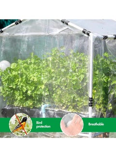 رات سو شبكة حديقة للحشرات 3 × 8 متر شبكة حديقة مضادة للحشرات والطيور والحيوانات، توفر حماية من الحشرات والطيور للحفاظ على الخضروات، الفواكه، الزهور والمحاصيل. الشباك شفافة وقابلة للتنفس، مما يضمن حماية فعالة مع السماح بتدفق الهواء للزراعة.  - Image 2