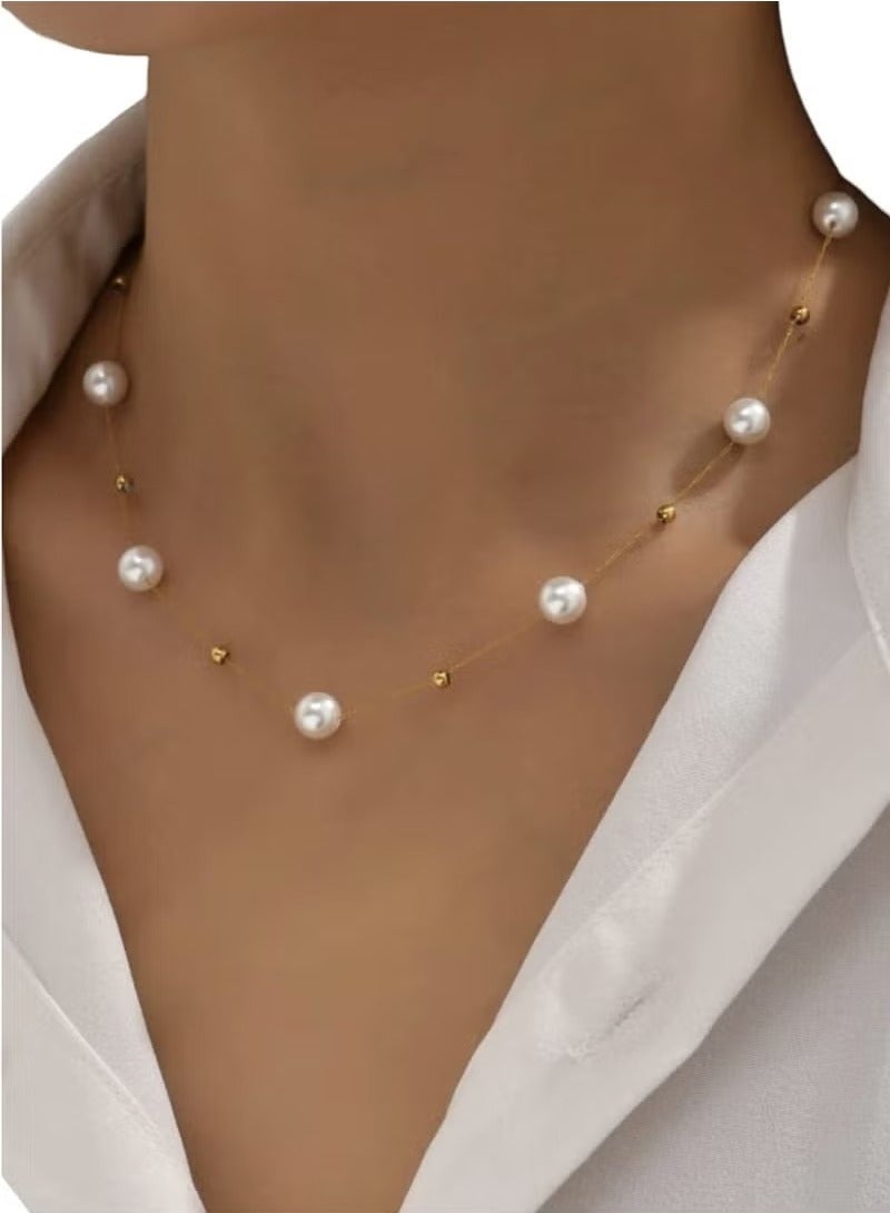 imitation pearls Necklace Suitable for Daily Wearing and Holiday Gifts for Friends - Image 1