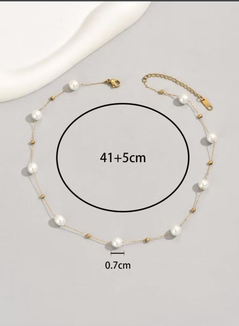 imitation pearls Necklace Suitable for Daily Wearing and Holiday Gifts for Friends - Image 2