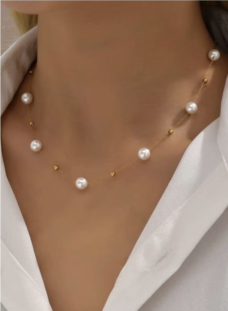 imitation pearls Necklace Suitable for Daily Wearing and Holiday Gifts for Friends - Image 3