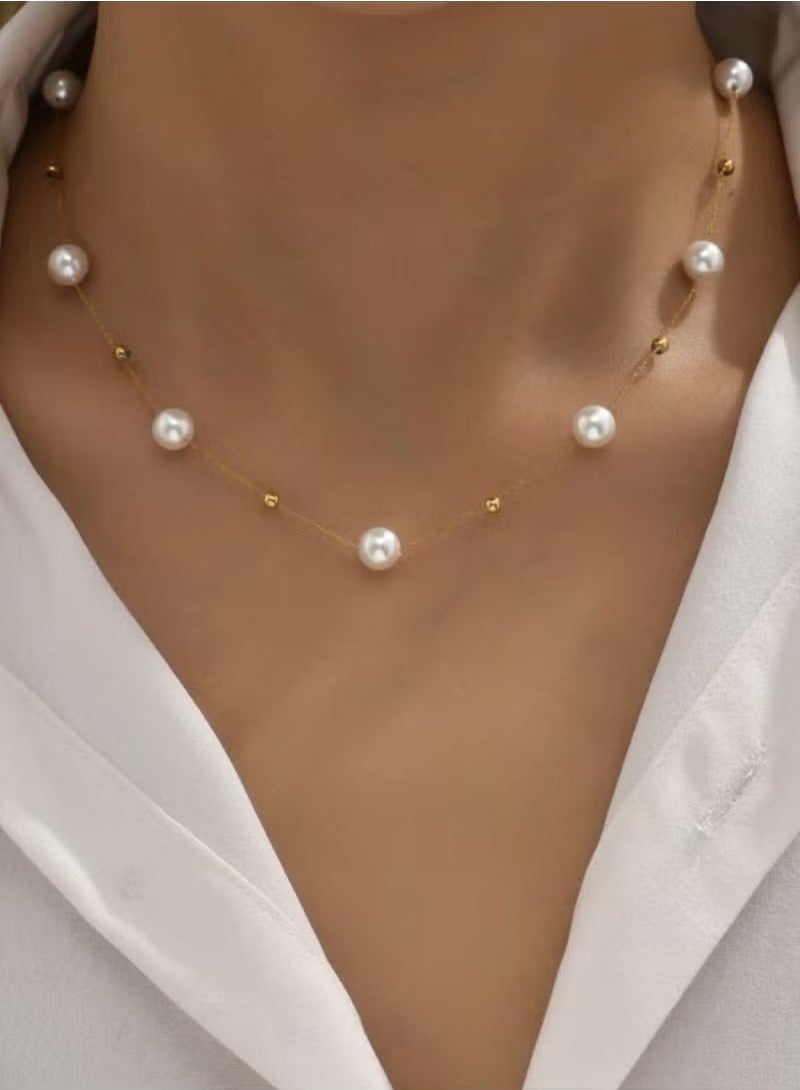 imitation pearls Necklace Suitable for Daily Wearing and Holiday Gifts for Friends - Image 4