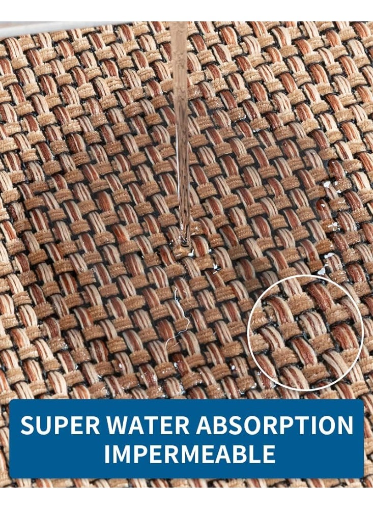 Kitchen Rugs and Mats Non Skid Washable, Absorbent Runner Rugs for Kitchen, Front of Sink, Kitchen Mats for Floor (Beige, 20"x47") - Image 4