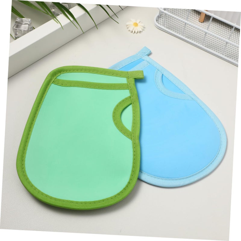 4Pcs Kids Bath Gloves Gentle Exfoliating Shower Mitts For Sensitive Skin - Image 4