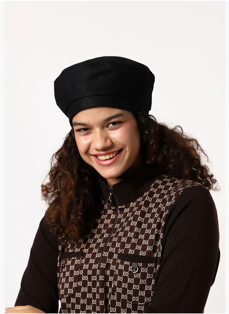Haute Sauce Casual Solid Beret Cap