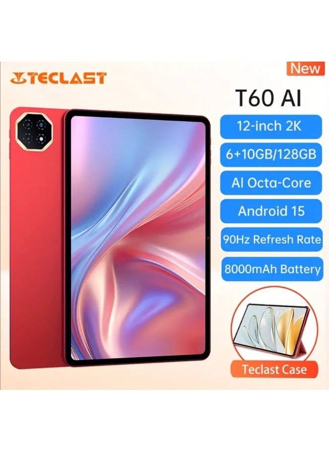 جهاز تابلت Teclast T60 AI بشاشة 12 بوصة مع كيبورد