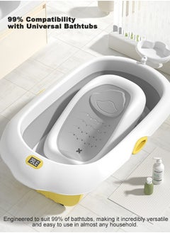 BAYBEE Baby Bath Seat Chair For Newborn Babies And Height Adjustable Toddlers Baby Shower Seater For Kids 0-12 Months Grey  - Image 4