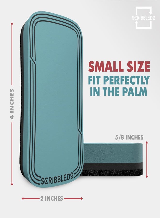 SCRIBBLEDO Dry Erase Eraser Boho Magnetic White Board Eraser for Streak-Free Cleaning for Dry-Erase Whiteboard Multi Pack for Classroom Office & Home 2 Pack - Image 5