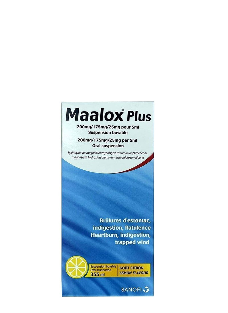 maalox plus Maalox Plus Suspension 355ml  - Image 1