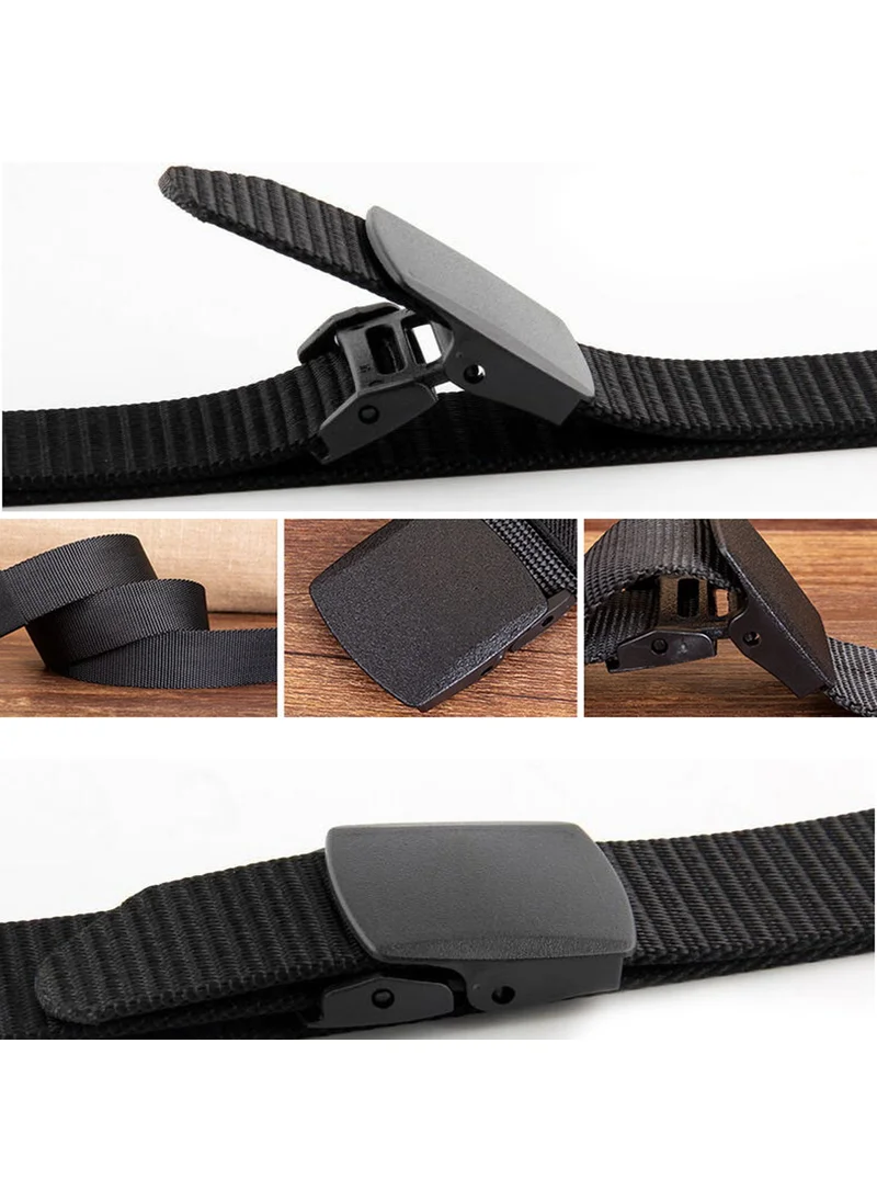 Kemer Dünyası Belt World Tactical Style Cloth Belt with Plastic Buckle