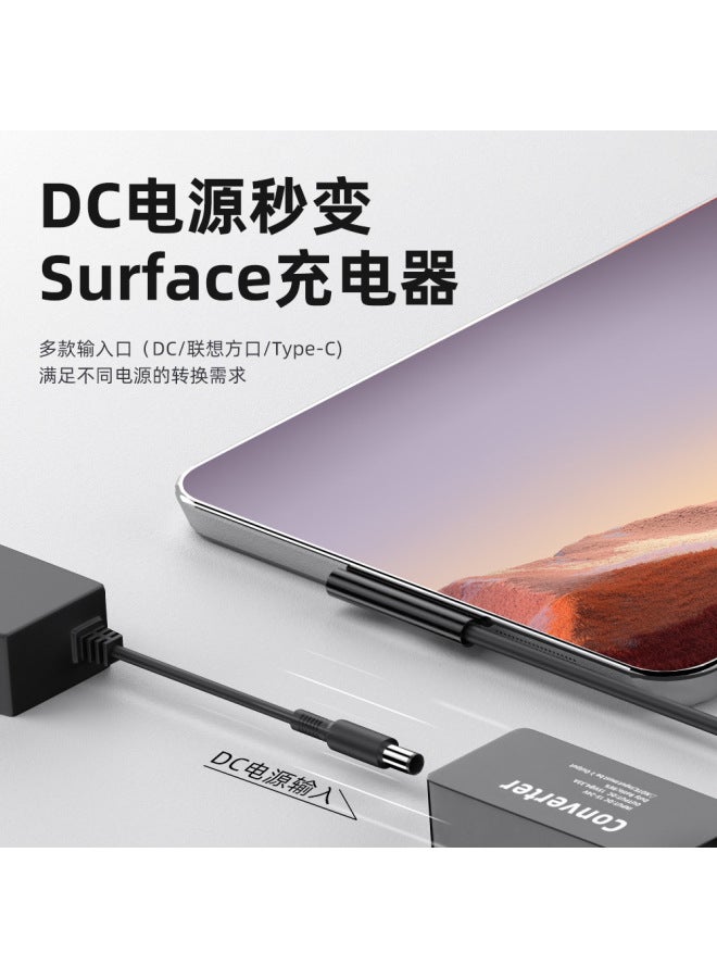 Suitable For Microsoft 5surface Pro Book Lap Tablet Computer Power Pd Fast Charging Cable Adapter 65w - Image 4