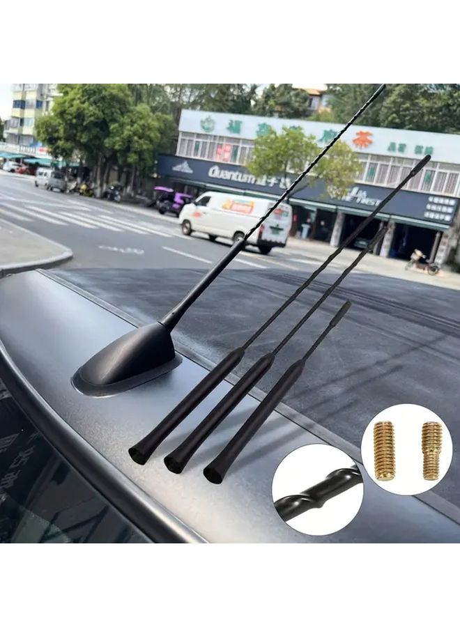 Large Flexible PVC Car Antenna With Screws Universal Roof Antenna Pole - Image 1