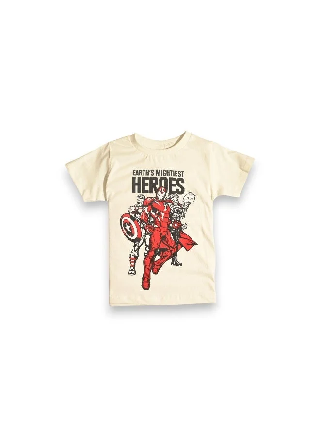 مارفل طقم تيشيرت وشورت للأولاد من مارفل