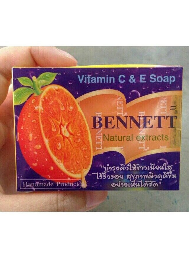 HANI PO™ Bennett natural extracts vita c & e soap - 130g -thailandBeauty soap for women | girls, bathing soap for women | men, Soap for girls, soap for women, imported white soap, Natural made soap for gitrls | women - Image 4