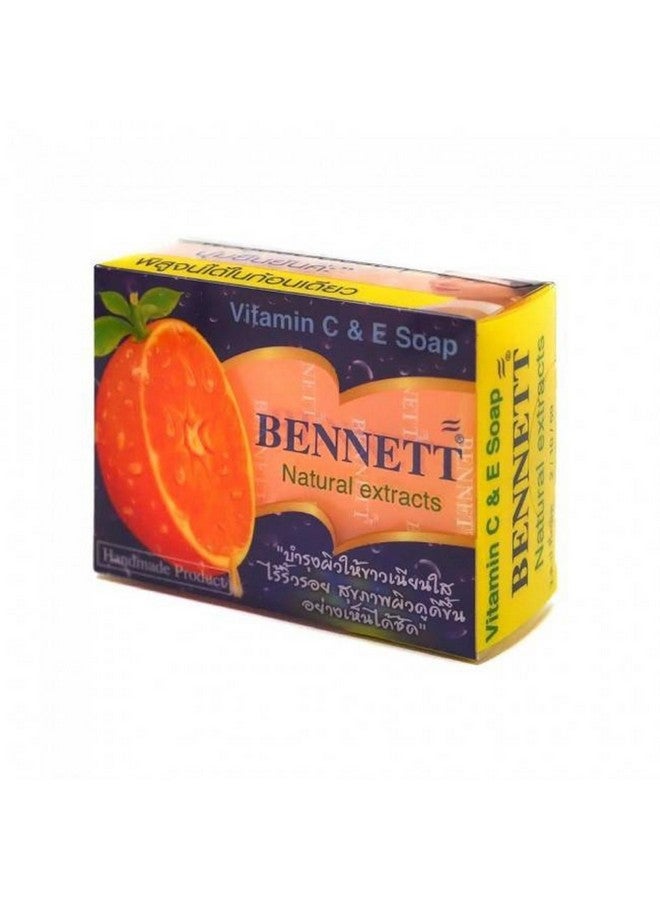 HANI PO™ Bennett natural extracts vita c & e soap - 130g -thailandBeauty soap for women | girls, bathing soap for women | men, Soap for girls, soap for women, imported white soap, Natural made soap for gitrls | women - Image 1