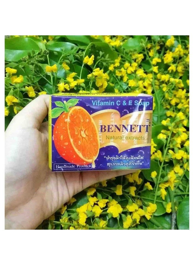 HANI PO™ Bennett natural extracts vita c & e soap - 130g -thailandBeauty soap for women | girls, bathing soap for women | men, Soap for girls, soap for women, imported white soap, Natural made soap for gitrls | women - Image 3