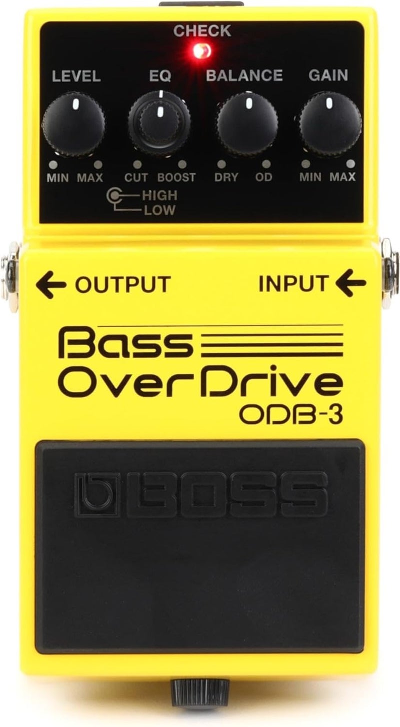 BOSS ODB-3 Bass OverDrive Pedal - Yellow - Image 4
