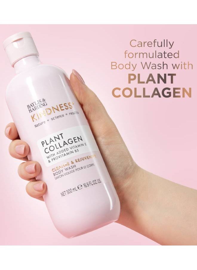 Baylis & Harding - Baylis and Harding Kindness+ Plant Collagen Rejuvenate Body Wash 500ml - Image 1