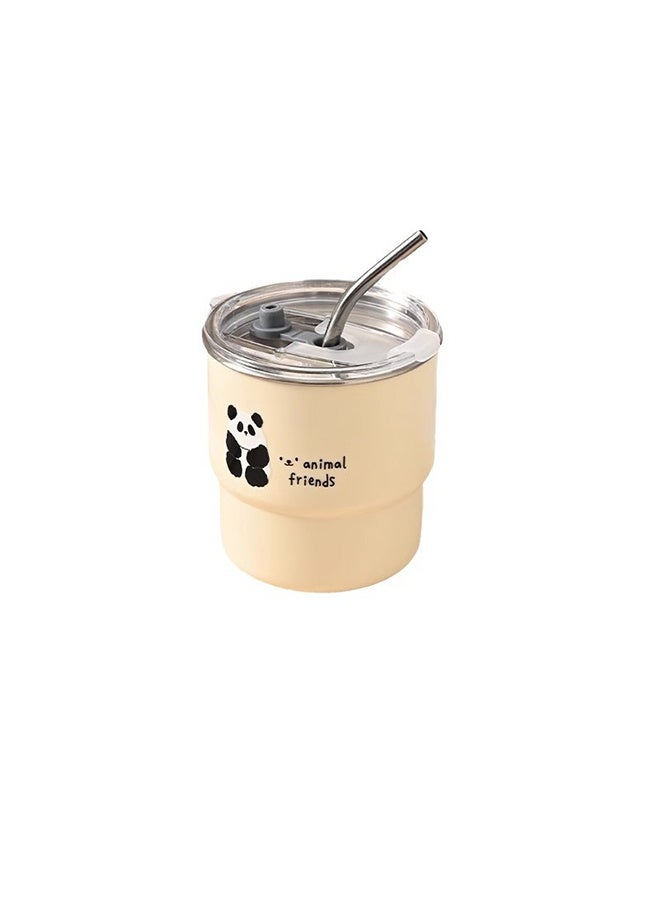 Coffee cup Travel escort cup 304 stainless steel high color carry water cup mug with lid suction cup - Image 1
