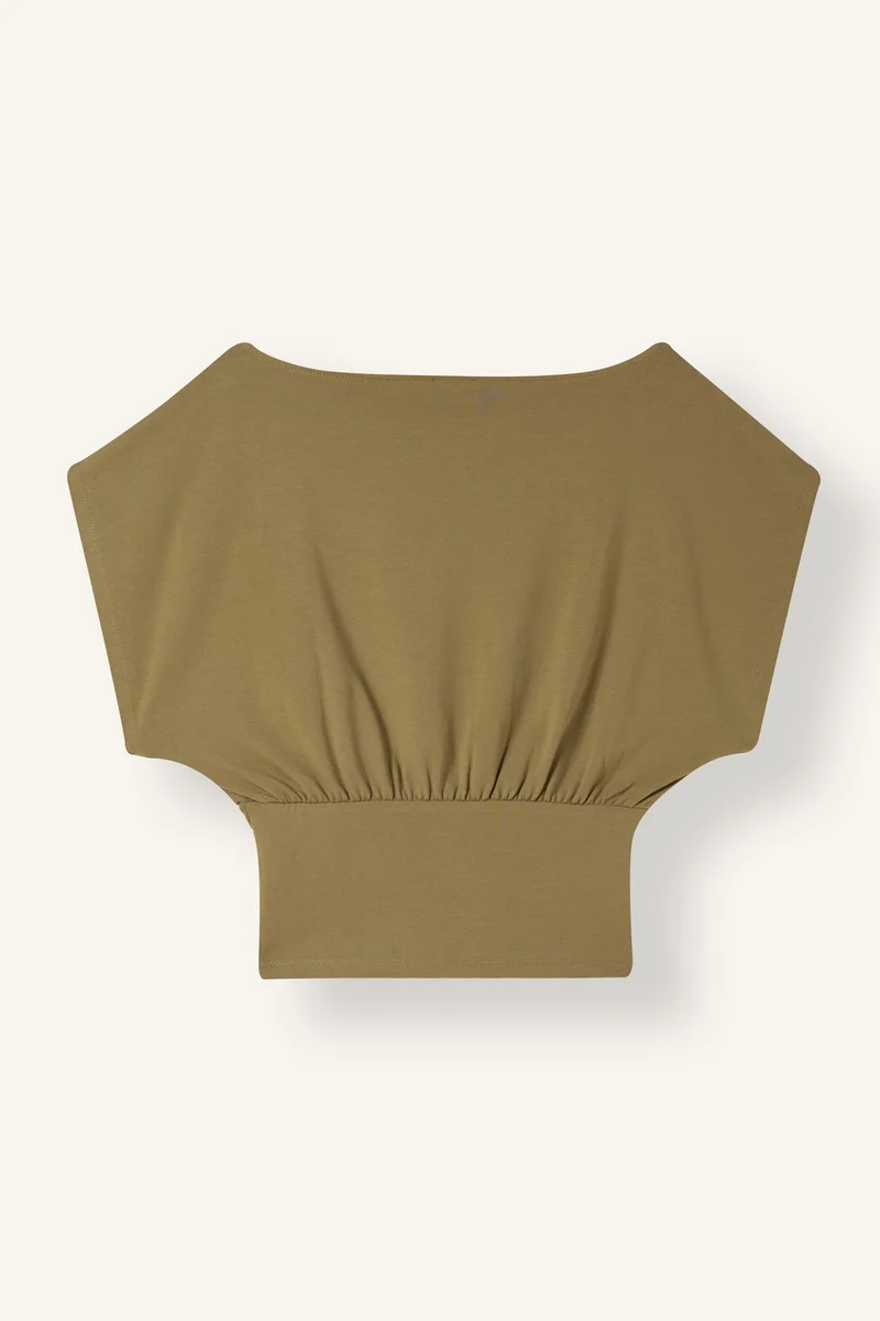 ديفاكتو Boat Collar Printed Short Sleeve T-Shirt