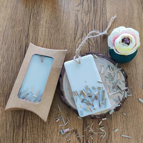 Diablos Sachet Tablet Handmade Wax Sachet Lemongrass Scents Home Fragrance for Air Freshner, Wardrobe Freshener, Closets, Drawers, Cupboards, Car, Shoes Racks, Kitchen (Lemongrass Pack of 3) - Image 1
