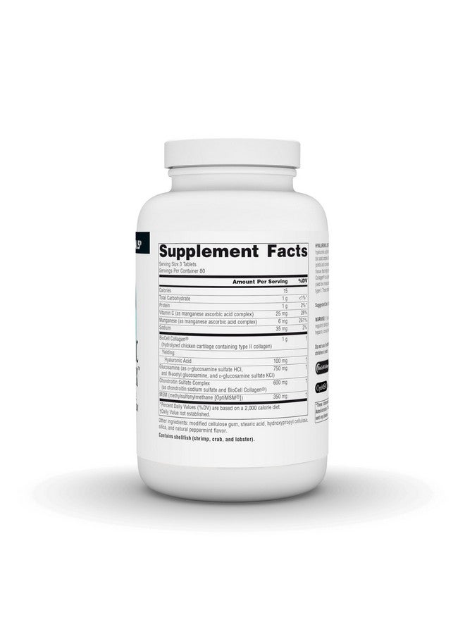 Source Naturals Hyaluronic Joint Complex with Glucosamine, Chondroitin & MSM Extra Strength - 240 Tablets - Image 2