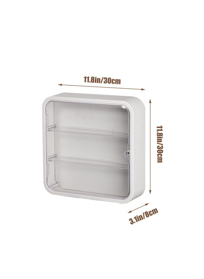 WMM Clear Display Case for Figures,Wall-Mounted Doll Storage Box,Adjustable Display Stand Clear Acrylic Display Box with Door Dust and Moisture Proof Suitable for Lego Collectibles Action Figures Pop Mart - Image 4