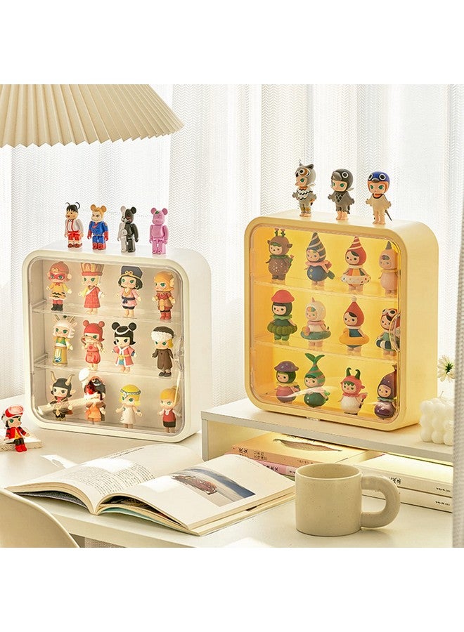 WMM Clear Display Case for Figures,Wall-Mounted Doll Storage Box,Adjustable Display Stand Clear Acrylic Display Box with Door Dust and Moisture Proof Suitable for Lego Collectibles Action Figures Pop Mart - Image 2