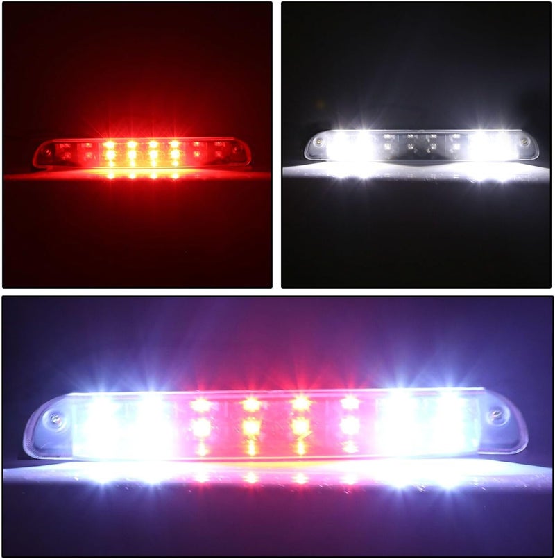 Third 3Rd Brake Light Super Duty ABS Plastic/Polycarbonate Lens Rear Center for Ranger for B2500 for F550/F450/F350/F250 Superduty for B2300 for B3000 for B4000 Black LUCK-000039 - Image 5