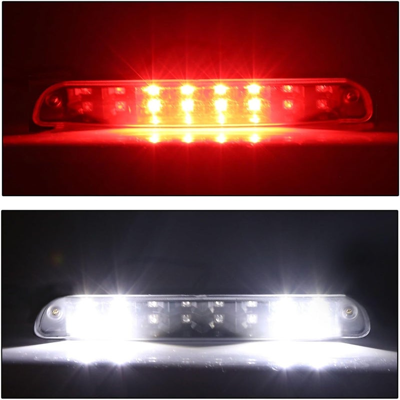 Third 3Rd Brake Light Super Duty ABS Plastic/Polycarbonate Lens Rear Center for Ranger for B2500 for F550/F450/F350/F250 Superduty for B2300 for B3000 for B4000 Black LUCK-000039 - Image 4