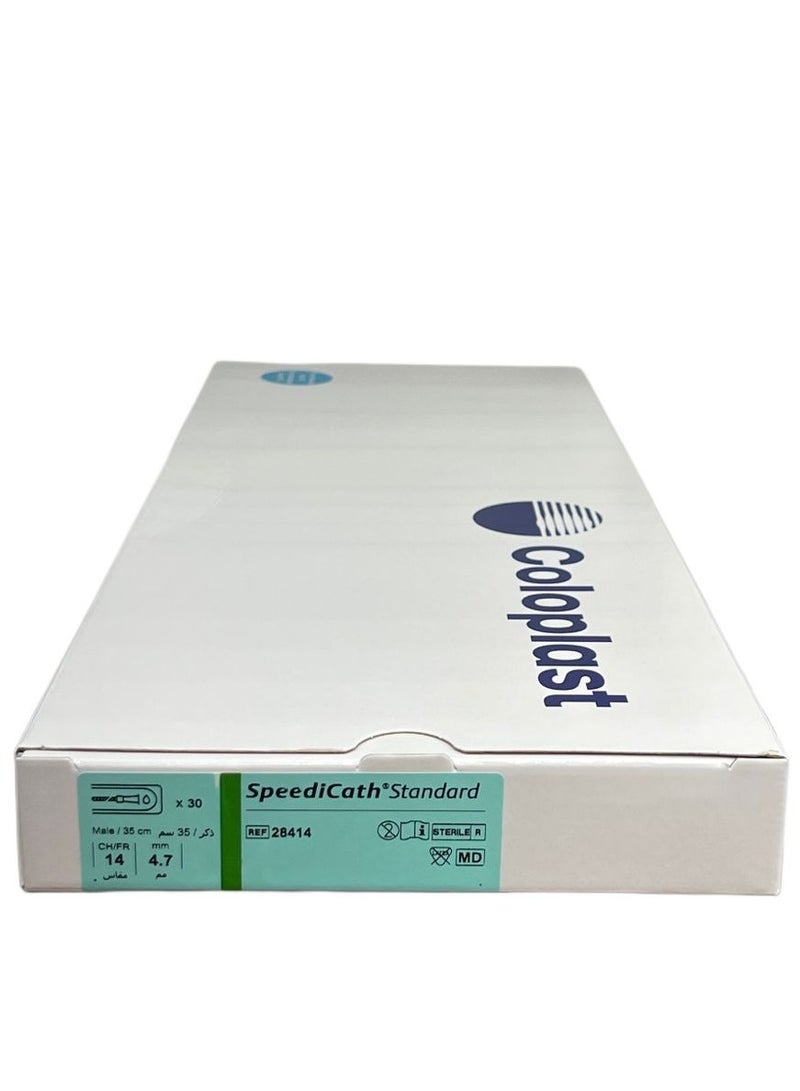 كولوبلاست 30 قطعة قسطرة كولوبلاست سبيديكاث للرجال 28414 -مقاس 14 - للقسطرة البولبة المتقطعة,تصميم بسيط جاهز للاستخدام الفوري - Image 1