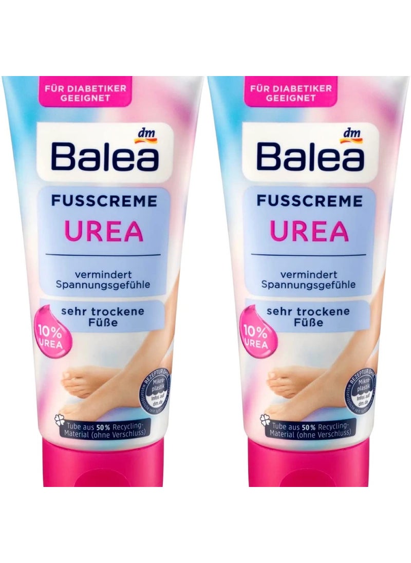 Balea - Balea Foot Cream Urea, 100 ml (pack of 2) - German product - Image 1