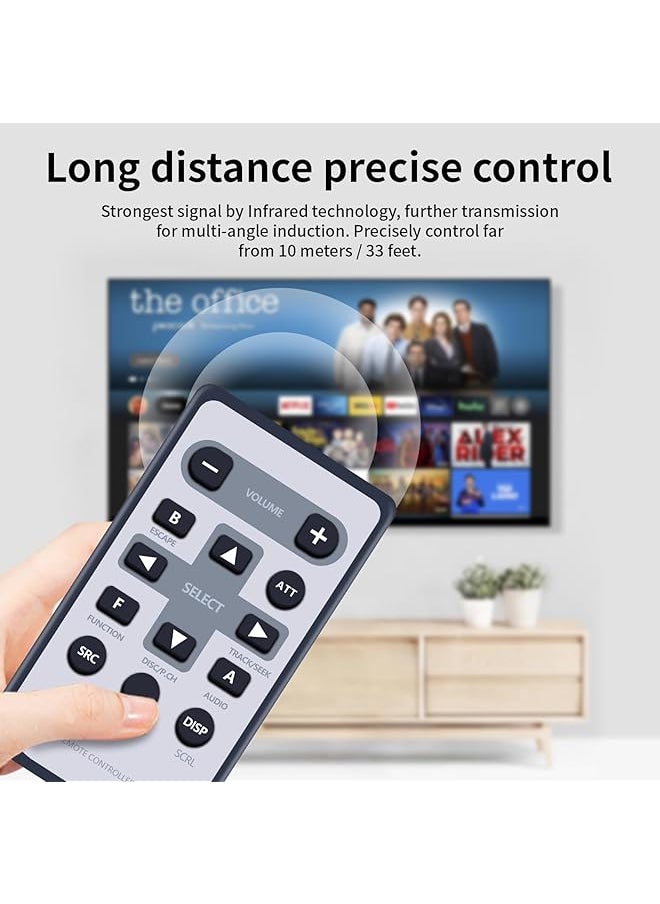 Cxc5719 Replacement Remote Control Fit For Pioneer Cd Mp3 Player Wma Receiver Deh 1900Mp Deh 2000Mp Deh P2900Mp Deh P480Mp Deh P4900Ib Deh P490Ib