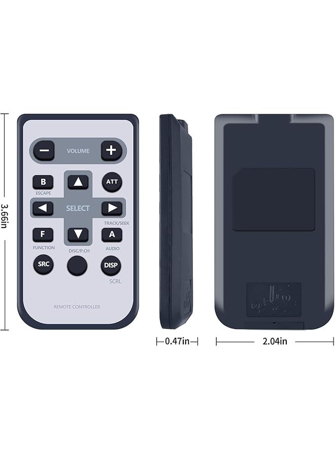 Cxc5719 Replacement Remote Control Fit For Pioneer Cd Mp3 Player Wma Receiver Deh 1900Mp Deh 2000Mp Deh P2900Mp Deh P480Mp Deh P4900Ib Deh P490Ib