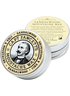 CAPTAIN FAWCETT Sandalwood Moustache Wax 15Ml  - Image 1