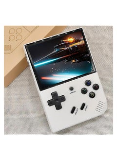 RG35XX Plus Linux Handheld Game Console, 3.5'' IPS Screen, Pre-Loaded 6900 Games, 3300mAh Battery, Supports 5G WiFi Bluetooth HDMI and TV Output (64GB, White)