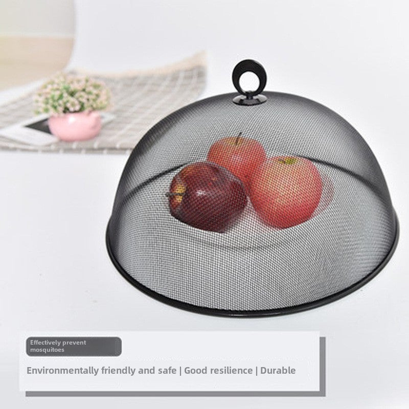 Internet Celebrity Stainless Steel Food Meal Cover Household Dining Table Mosquito Cover Dust Cover Square Round Dish Cover Fly Cover(Rectangle [Pink]]) - Image 5