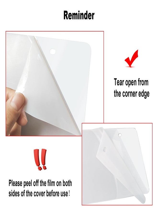 Aootf License Plate Covers- Clear Flat License Plate Protector, Unbreakable Plastic Protective Shield with Screws Caps, 2 Pack for Front Rear Car Tags - Image 2