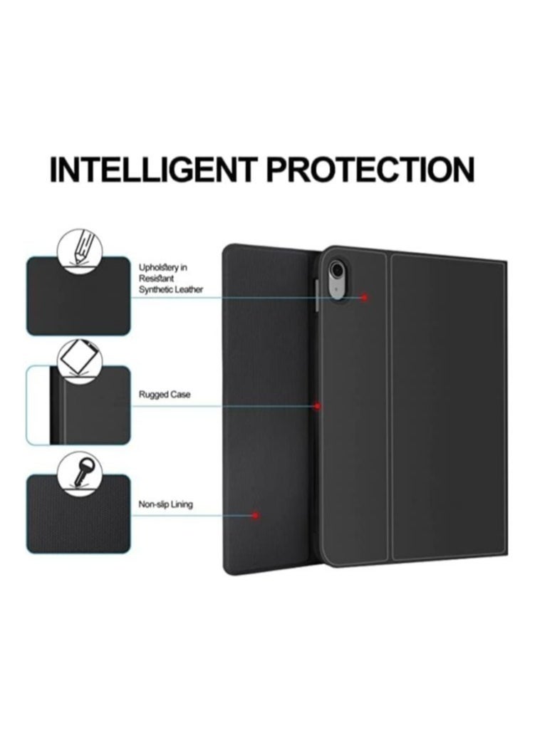 Stylish and Functional: 2022 iPad 10 Keyboard Case with Wireless Trackpad, Smart Folio, and Pencil Storage 10.9