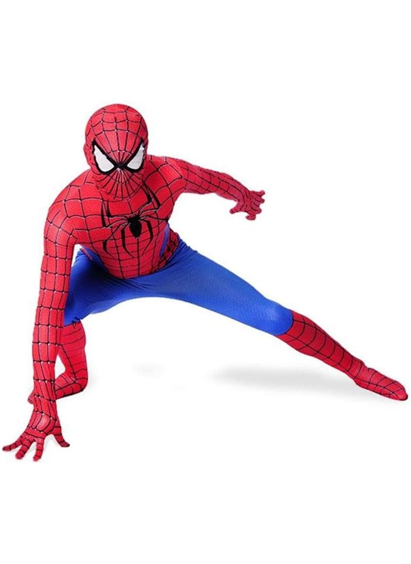 Playmate Toys The Spider-Verse Spiderman Kids Bodysuit Cosplay Costumes (M, 120CM)  - Image 2