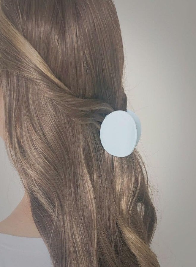 QUILBOOL Small Hair Clips Claw Clips for Thin Hair 3 Pcs Small Hair Claws Round Claw Clips Matte Medium Hair Clips for Thin Fine Short Hair Mini Jaw Clips Hair Accessories for Women - Multi. - Image 5
