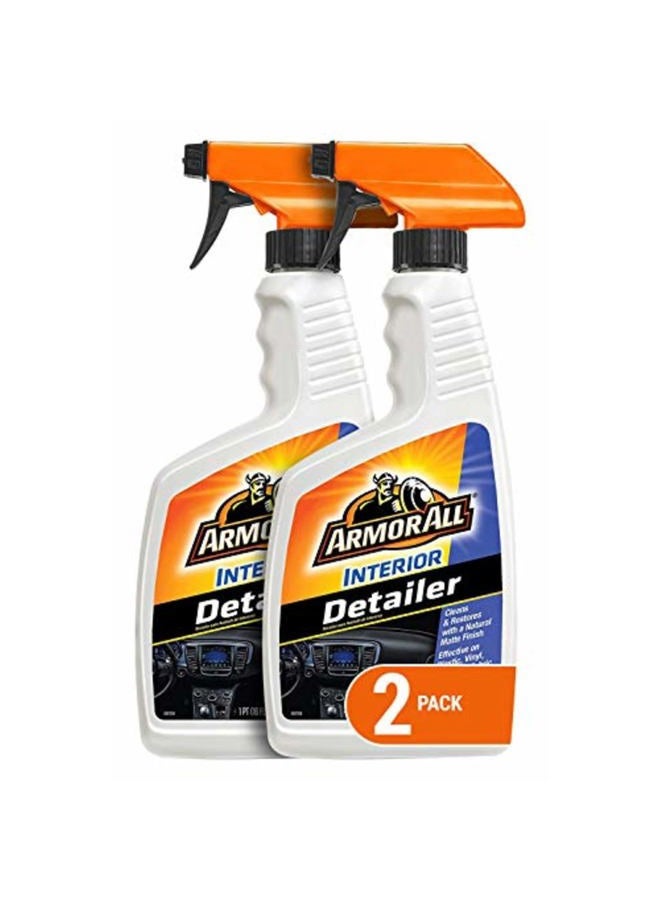 ARMOR ALL Interior Detailer by Armor All, Car Detailer Spray for Cars, Trucks and Motorcycles, 16 Fl Oz, 2 Pack - Image 1