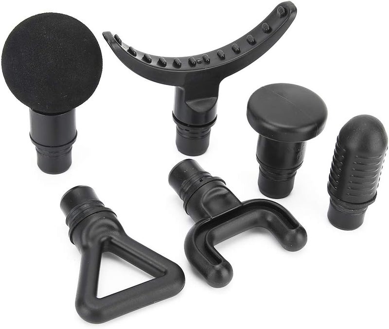 كلاراكو رأس مسدس التدليك، 6 قطع ملحقة قابلة للتطبيق على محول مسدس التدليك 19 مم، وظيفة مختلفة قابلة للاستبدال، توصيل وتشغيل، تدليك الأنسجة العميقة، نقطة الزناد، ملحق مسدس التدليك - Image 5