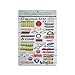 Kungfu Graphics Micro Sponsor Logo Racing Sticker Sheet Universal 72X 102 inch White MSS 16 - Image 2